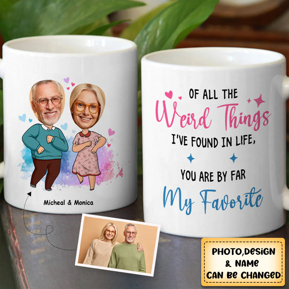 Personalized You Are By Far My Favorite Couple Mug - Image 5
