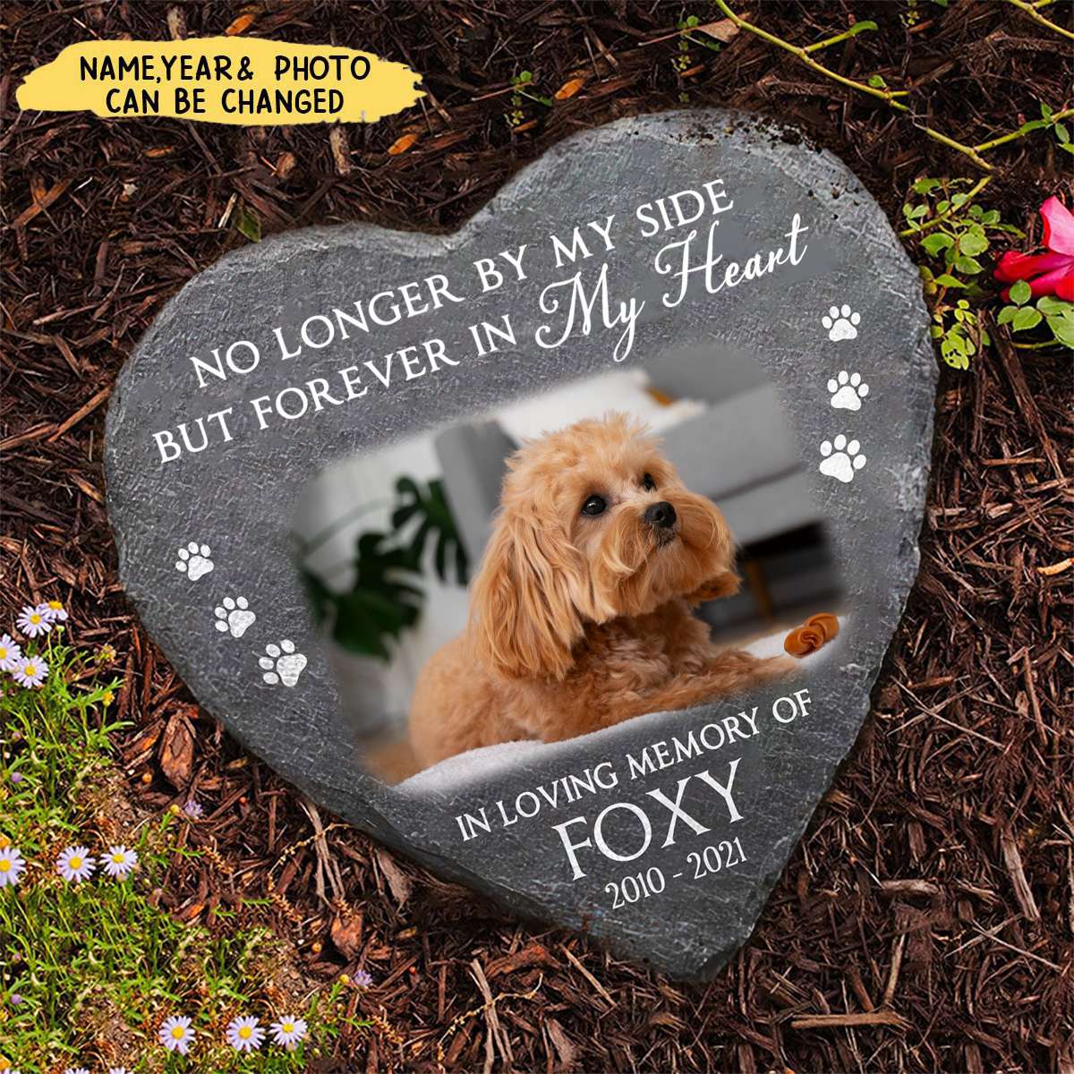 Pet Memorial Stone Personalized Gift For Loss Of Dog - Image 5