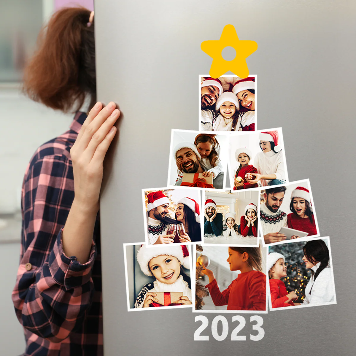 Photo Family Tree Christmas - Personalized Photo Decal - Image 3