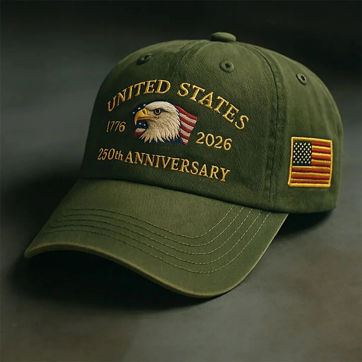 Printed baseball cap, featuring the Logo of the 250th Anniversary of the United States - Image 7
