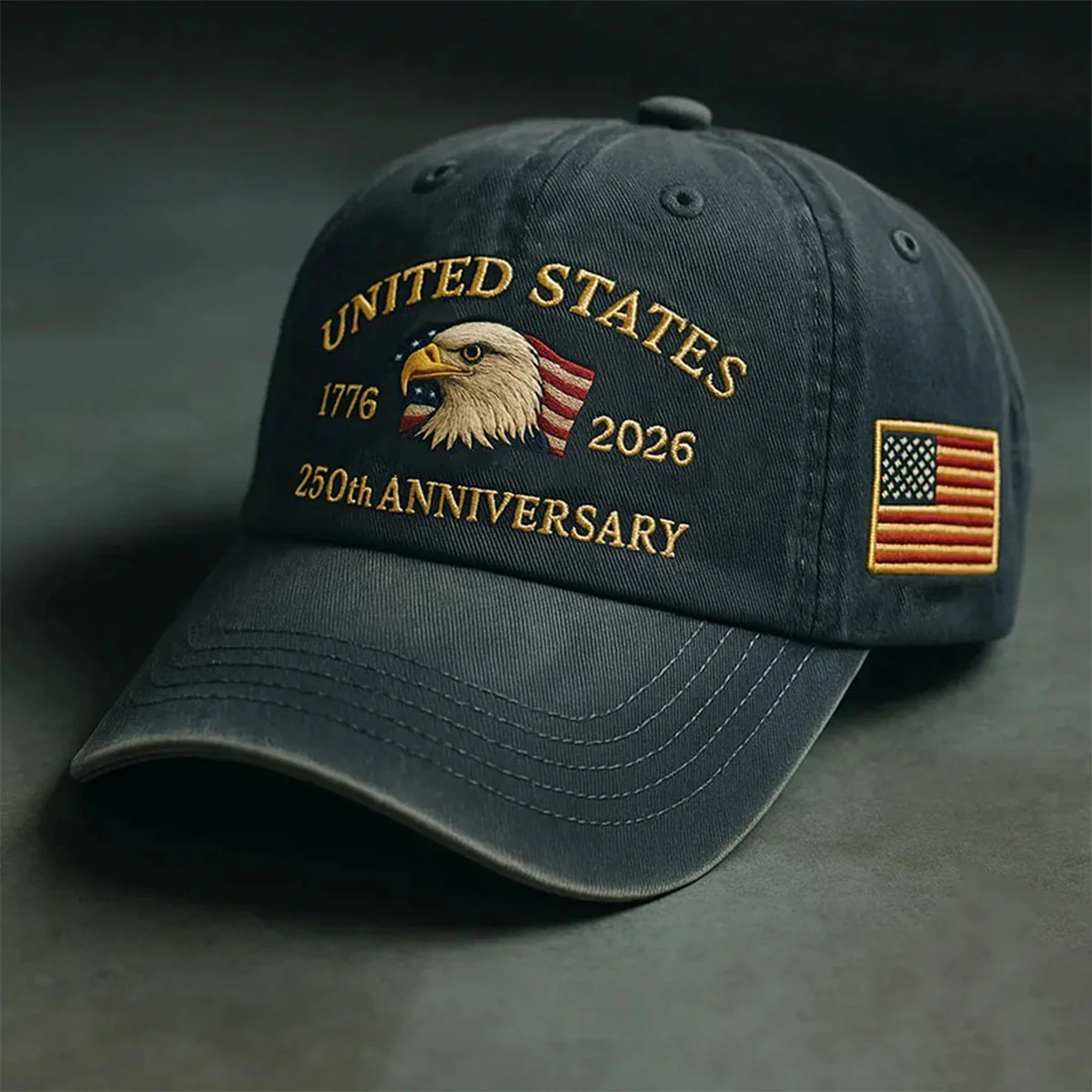 Printed baseball cap, featuring the Logo of the 250th Anniversary of the United States - Image 8