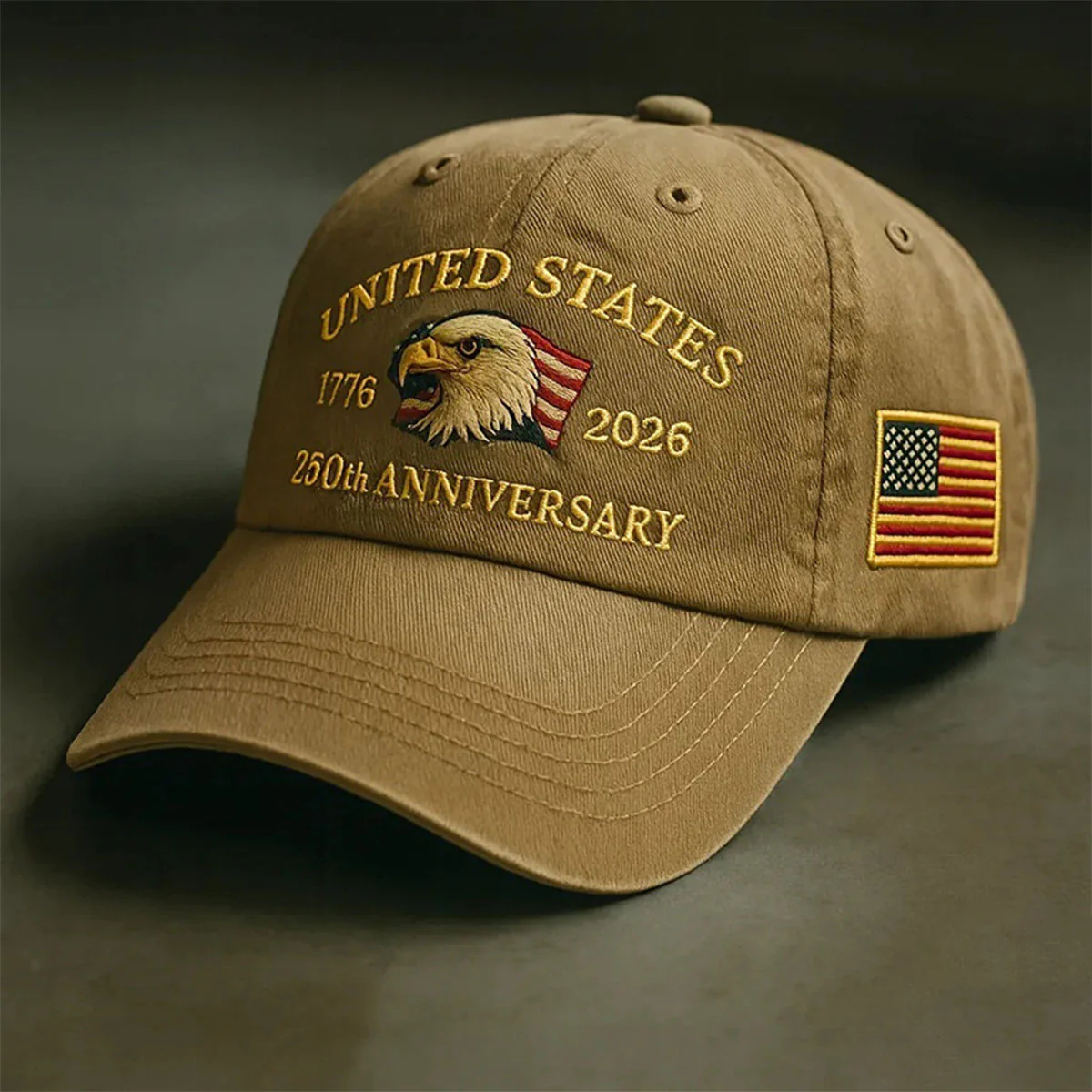 Printed baseball cap, featuring the Logo of the 250th Anniversary of the United States - Image 9