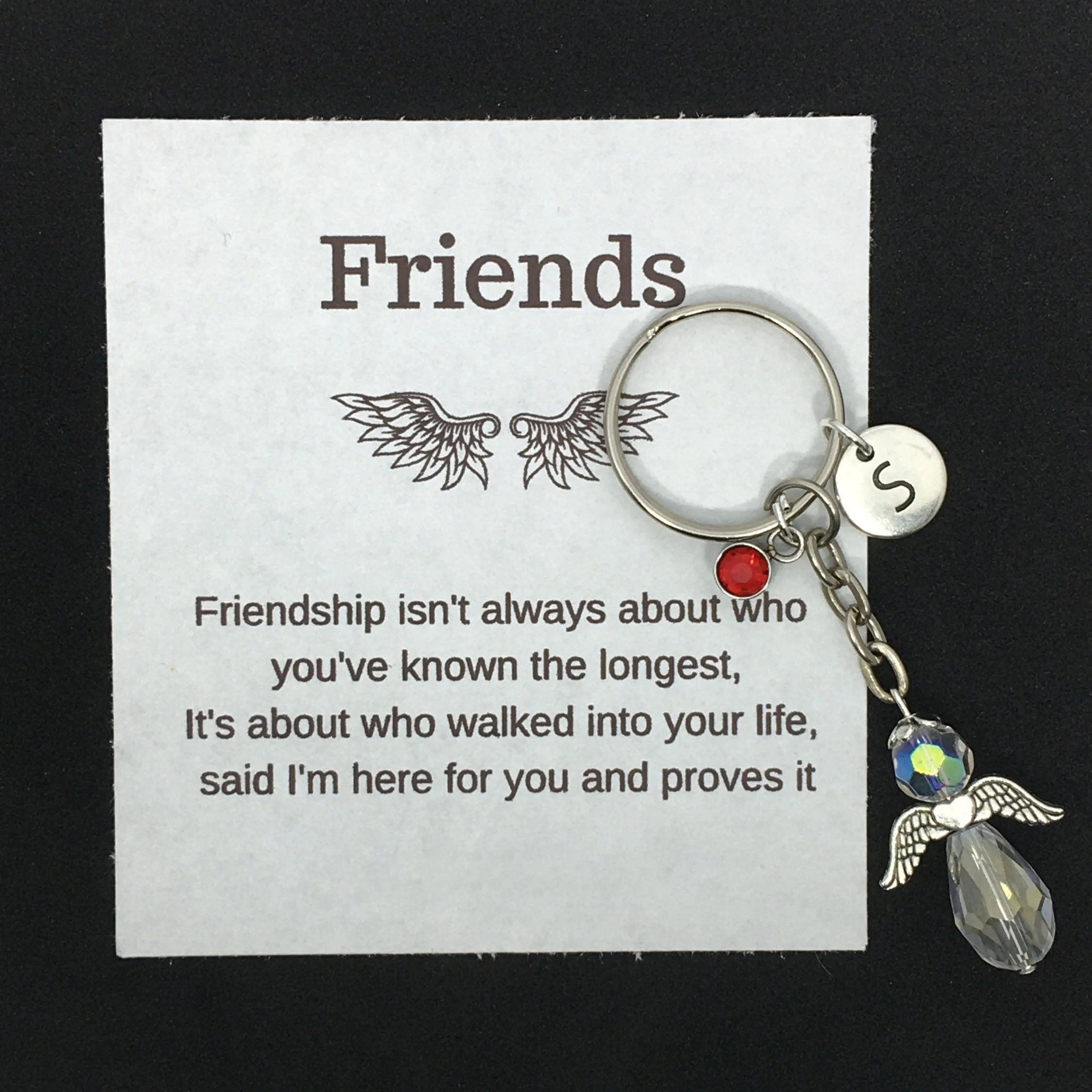 Protection Angel Personalized Guardian Angel Keychain, Best Friend Gift Idea - Image 6