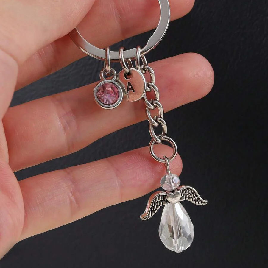 Protection Angel Personalized Guardian Angel Keychain, Best Friend Gift Idea - Image 7