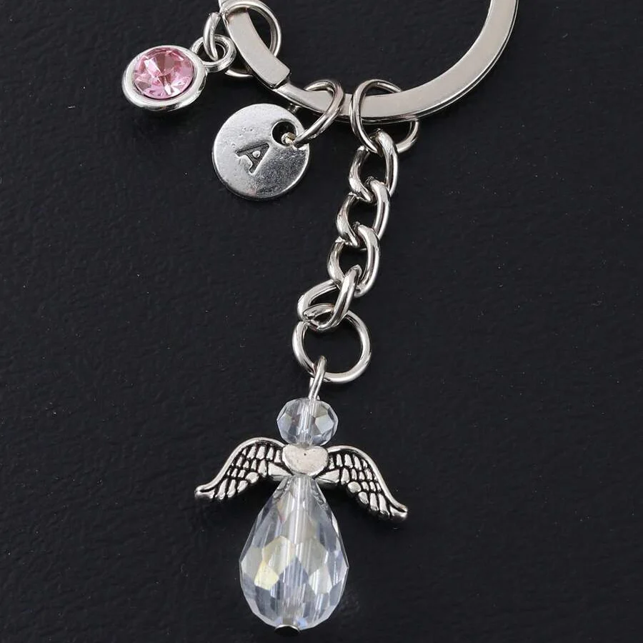 Protection Angel Personalized Guardian Angel Keychain, Best Friend Gift Idea - Image 8