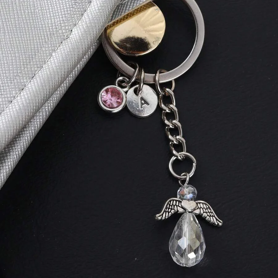 Protection Angel Personalized Guardian Angel Keychain, Best Friend Gift Idea - Image 9