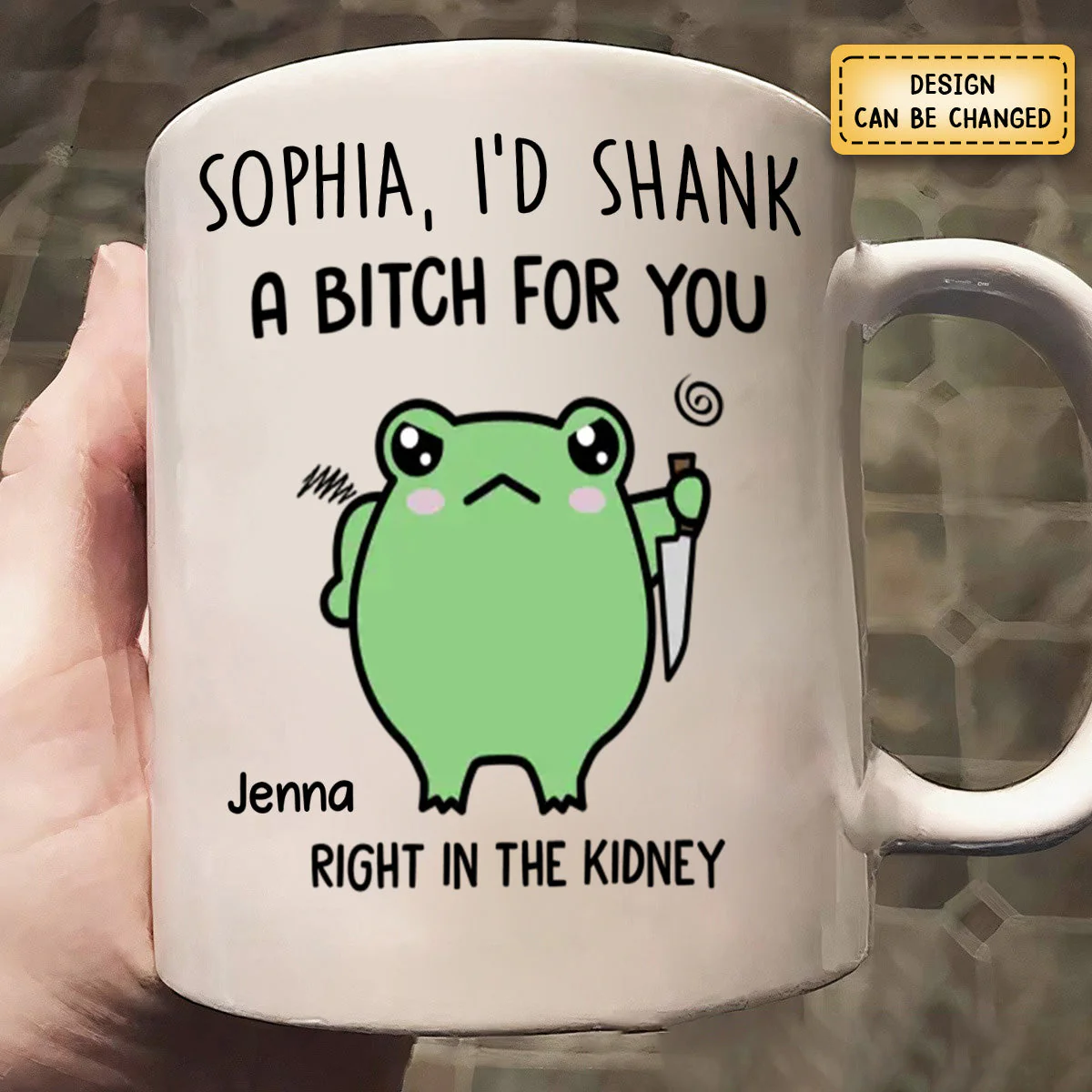 Sip Coffee, Share Laughs, Support Each Other - Friend Personalized Mug - Christmas Gift For Best Friends, Sisters, Family Members, Coworkers - Image 5