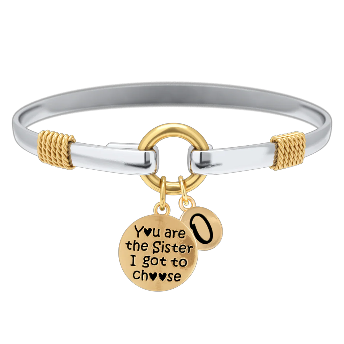 Sister I Got To Choose - Two-Tone Custom Charm Bracelet - Image 23