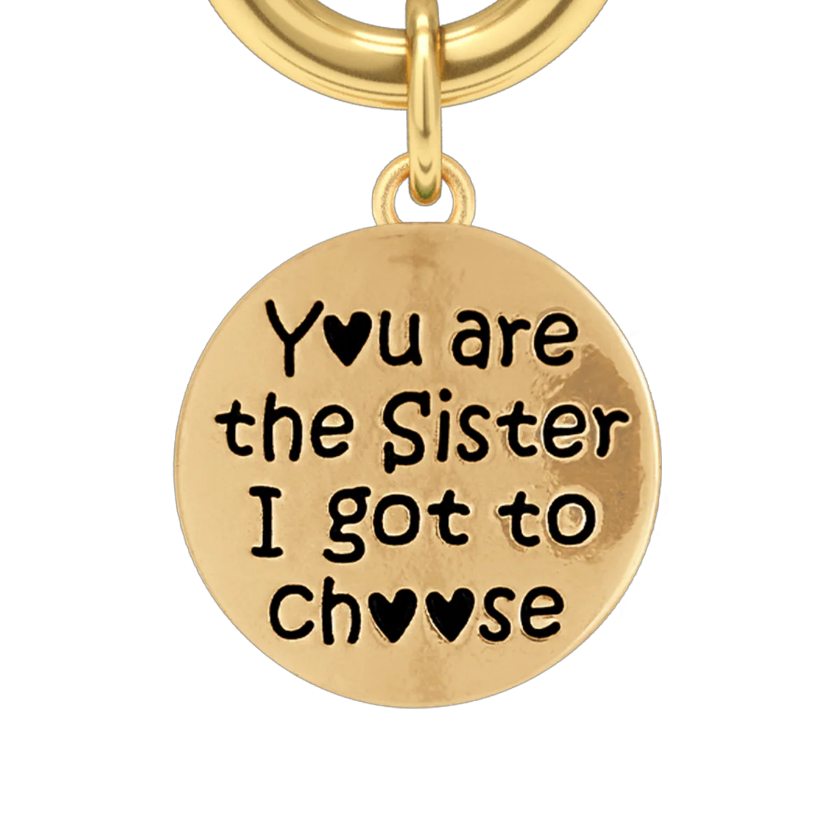 Sister I Got To Choose - Two-Tone Custom Charm Bracelet - Image 5