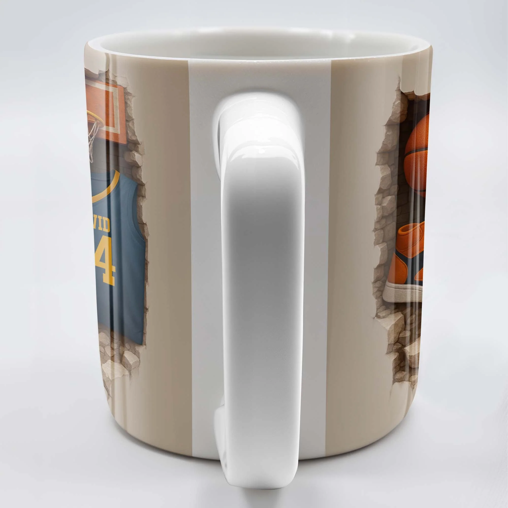 Sneakers And Jersey, Personalized Custom Coffee Mug, Gift For Basketball Players - Image 7