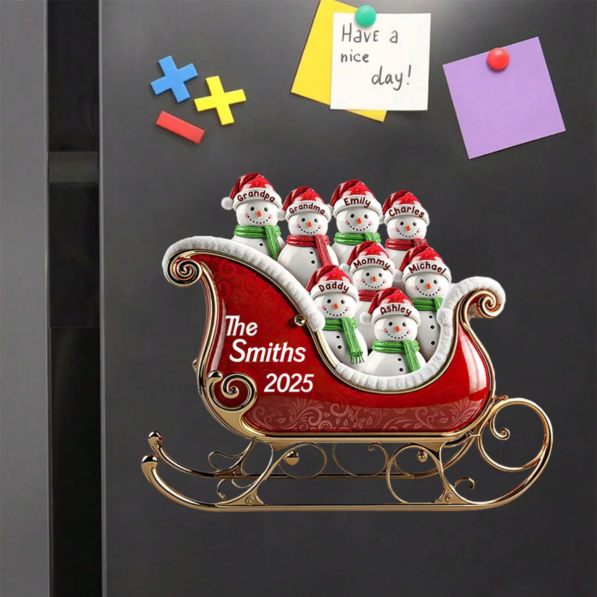 Snow Squad - Personalized Custom Decal Gift