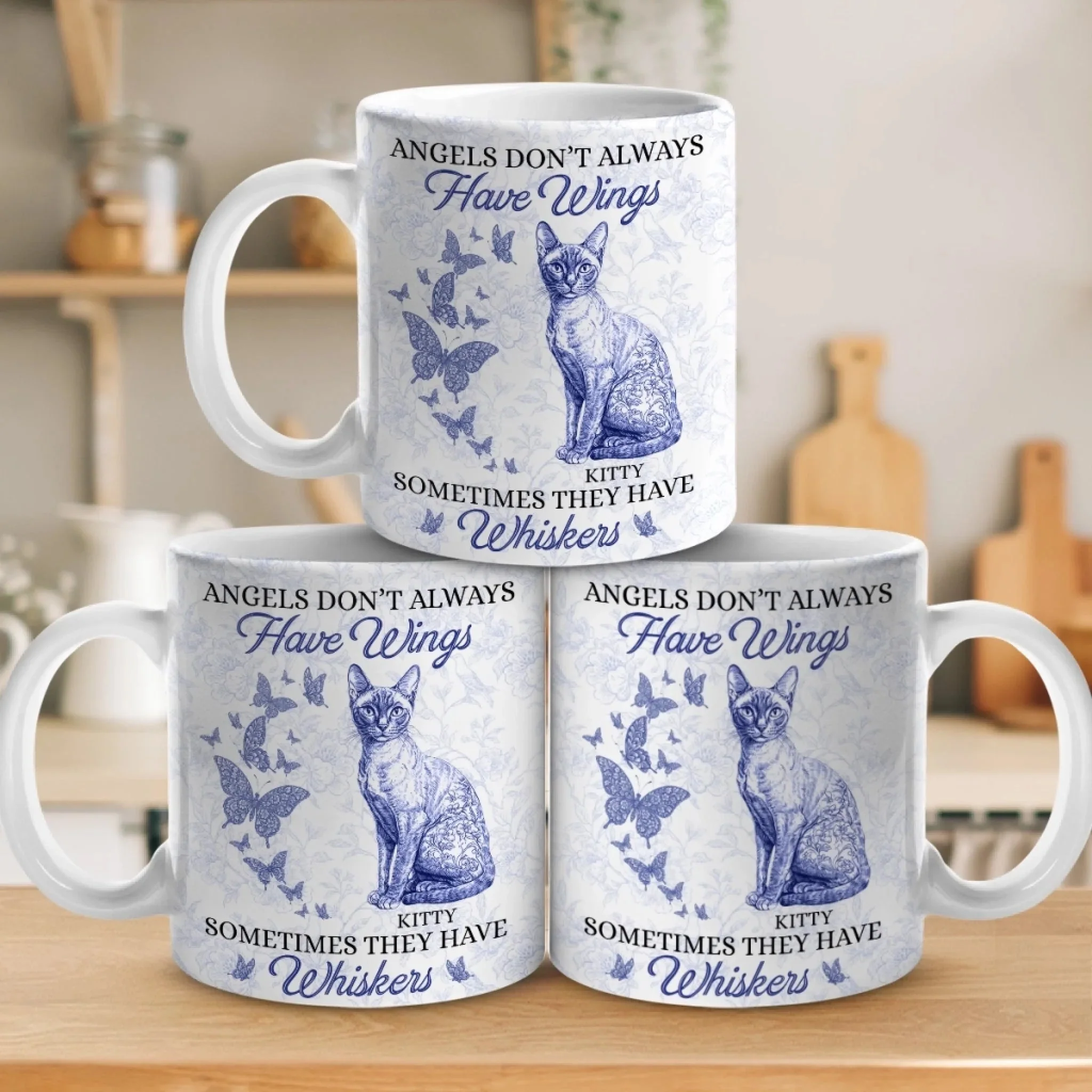 Some Angels Choose Fur Over Wings - Memorial Personalized Mug Gift For Pet Lovers - Image 2