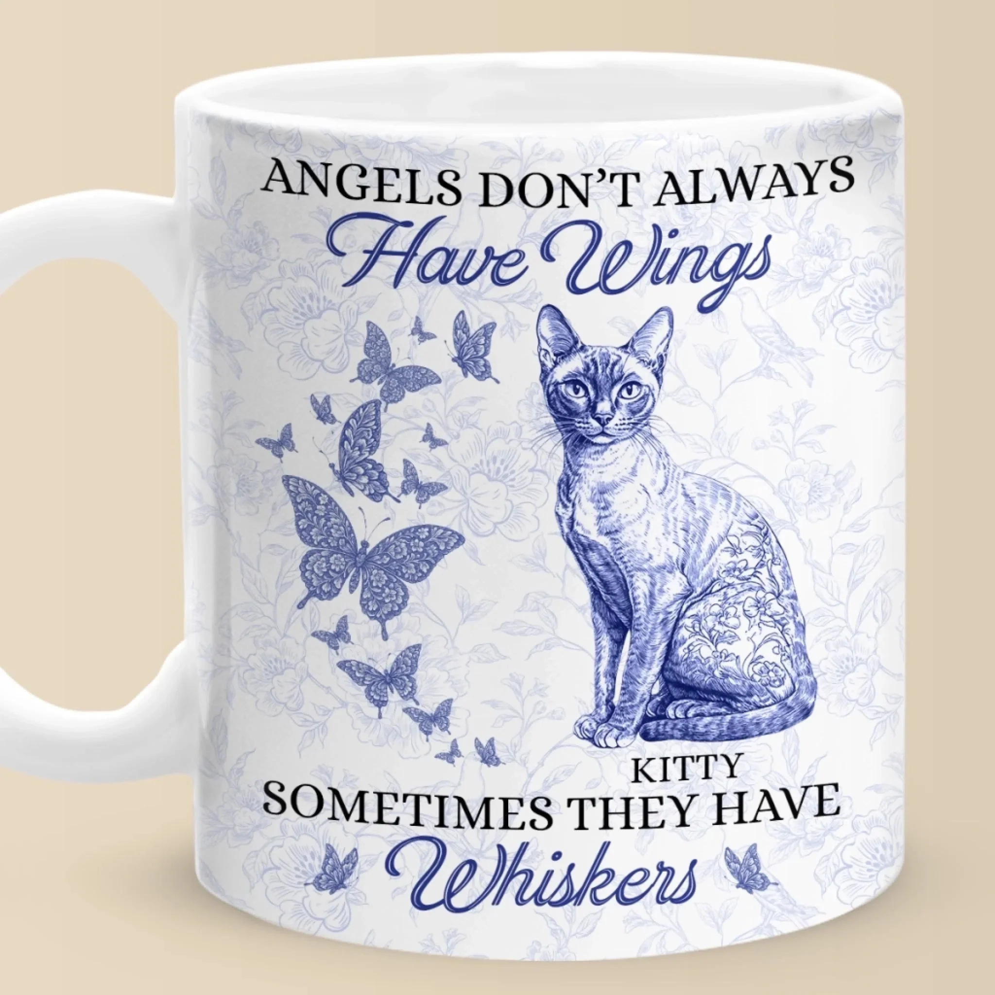 Some Angels Choose Fur Over Wings - Memorial Personalized Mug Gift For Pet Lovers - Image 3