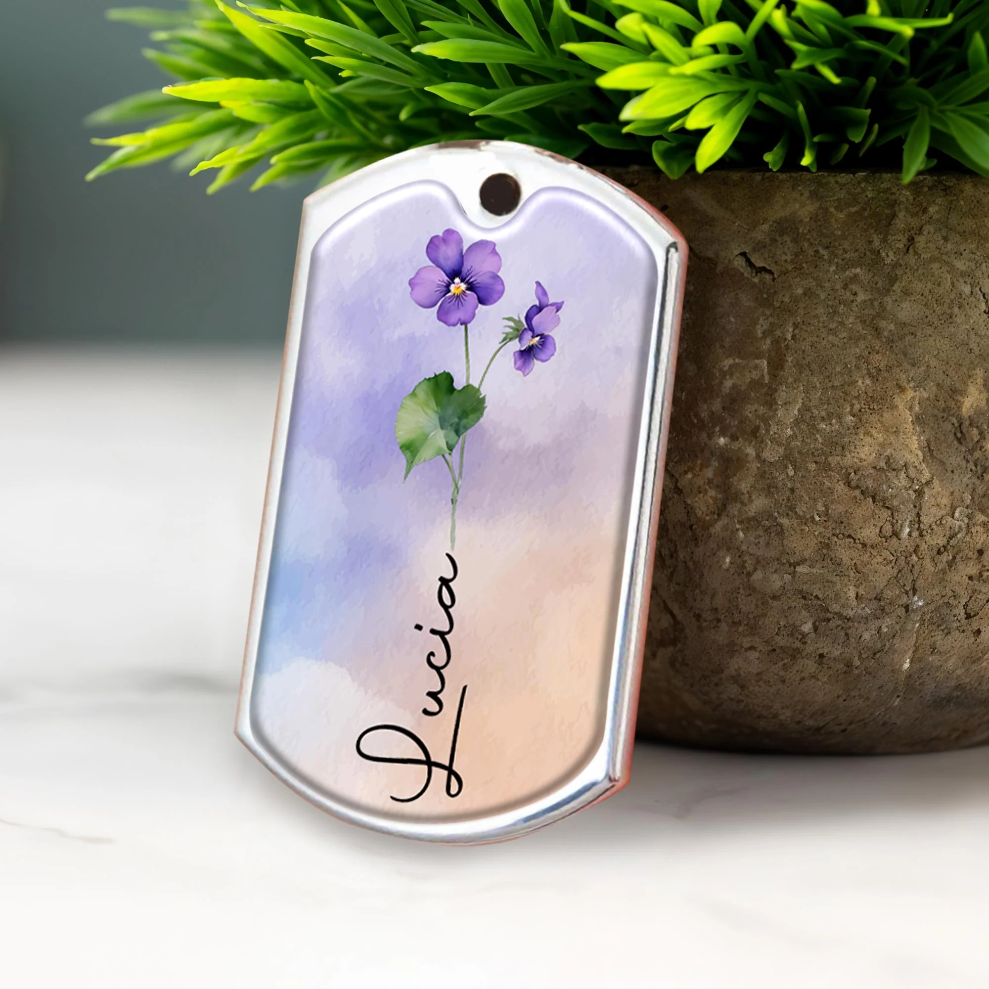 Straighten Your Crown, Queen! - Inspirational Personalized Custom Keychain - Gift For Granddaughters - Image 5