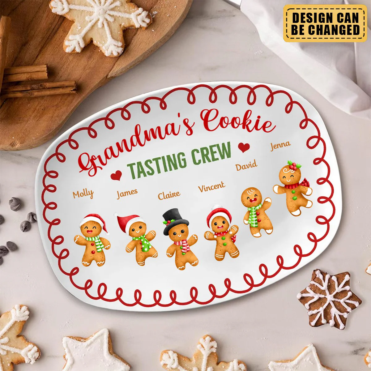 Tasting Crew Of Grandma - Personalized Platter - Image 3