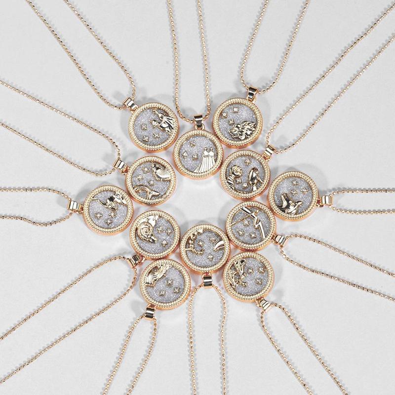 Taurus-12 Constellation Zodiac Sign Necklace - Image 9