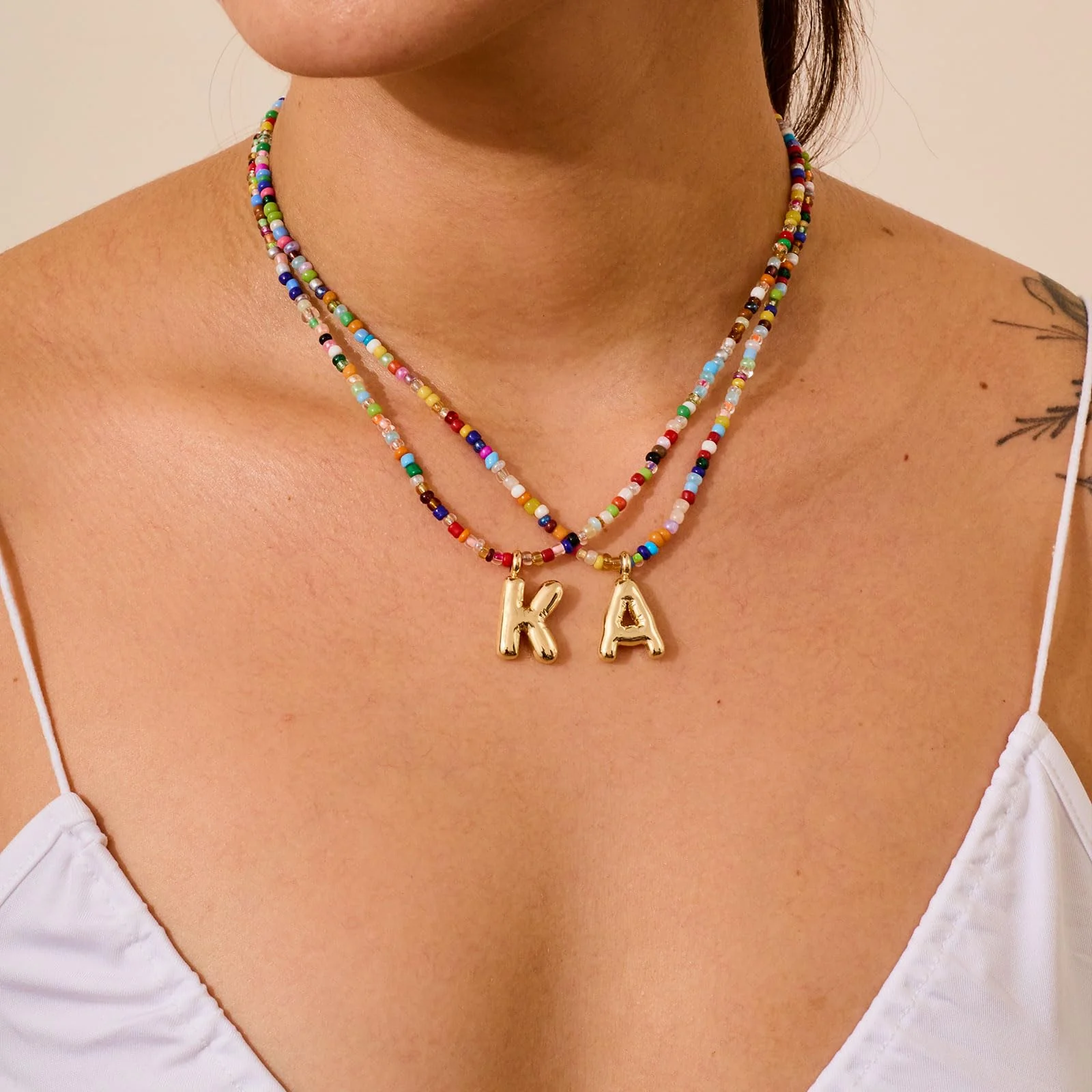 The Colorful Letter Necklace - Image 5