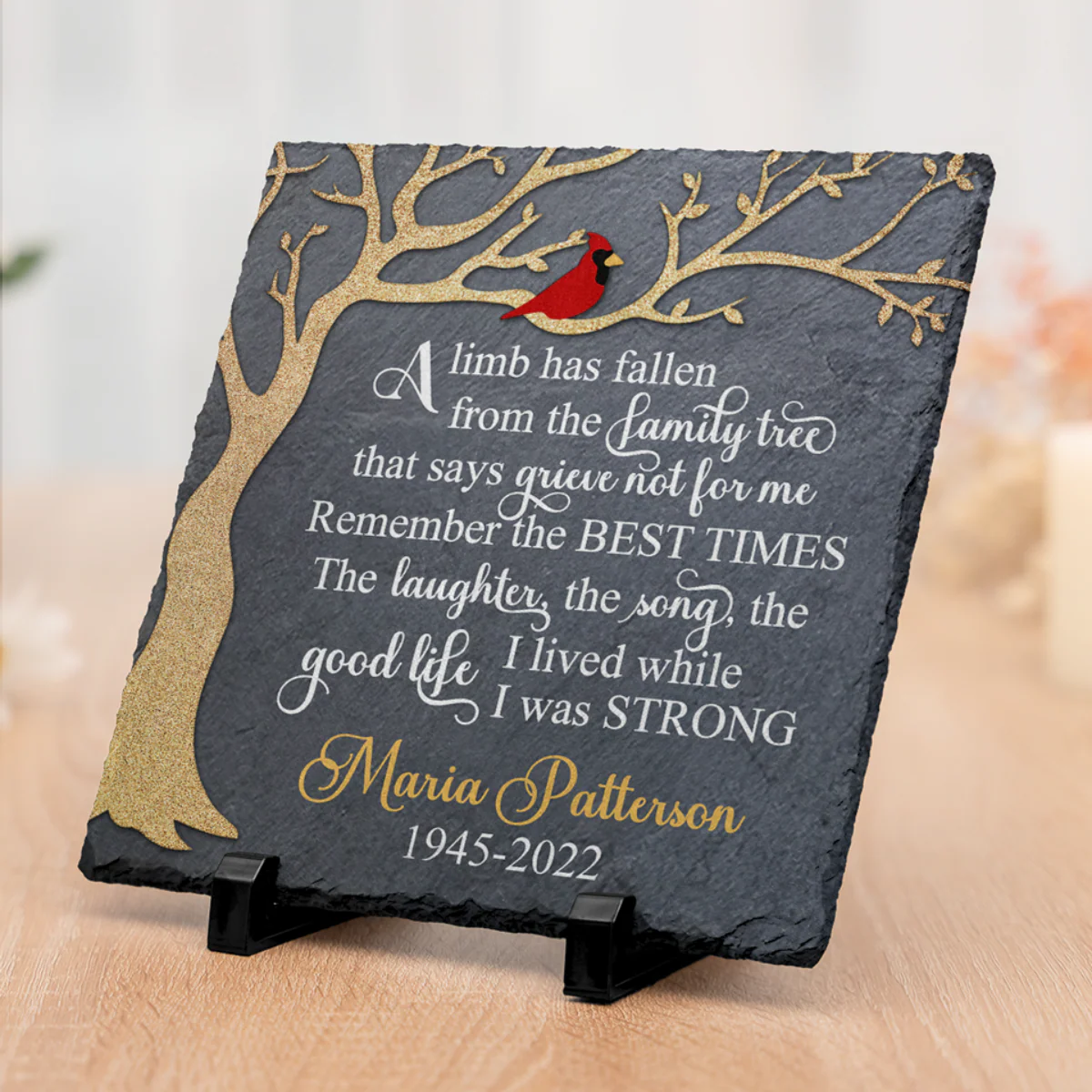 The Good Life I Lived While I Was Strong - Personalized Memorial Stone - Image 5