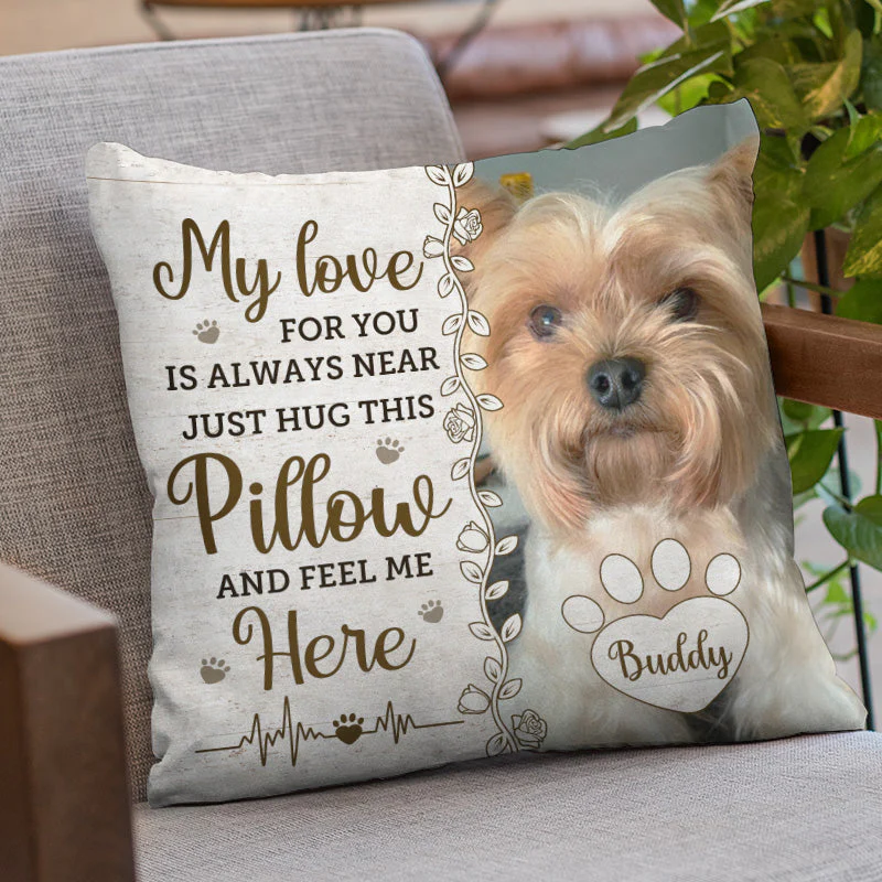 Then You Know I'm Here Memorial Personalized Custom Pillow Sympathy Gift - Image 4