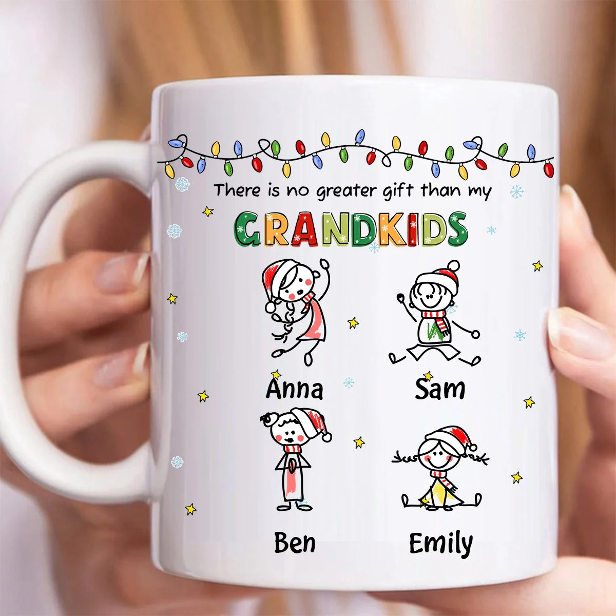 There Is No Greater Gift Than Grandkids Personalized Mug - Image 3