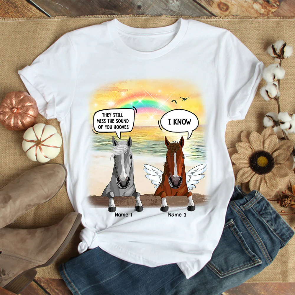 They Still Talk About You Horses Personalized T-Shirt - Image 3