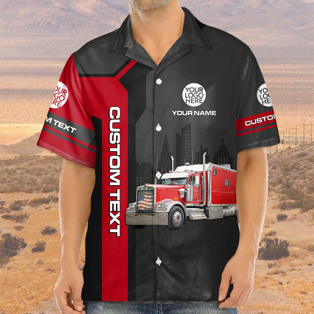 This Is How I Roll - Custom Photo Truck For Trucker Personalized Hawaiian Shirt for Him - Image 3