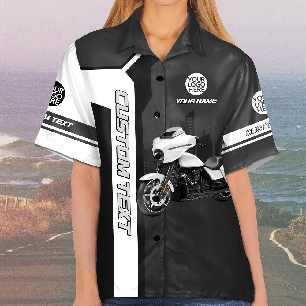 This Is How I Roll - Personalized Upload Vechicle Photo For Biker Personalized Hawaiian Shirt - Image 3