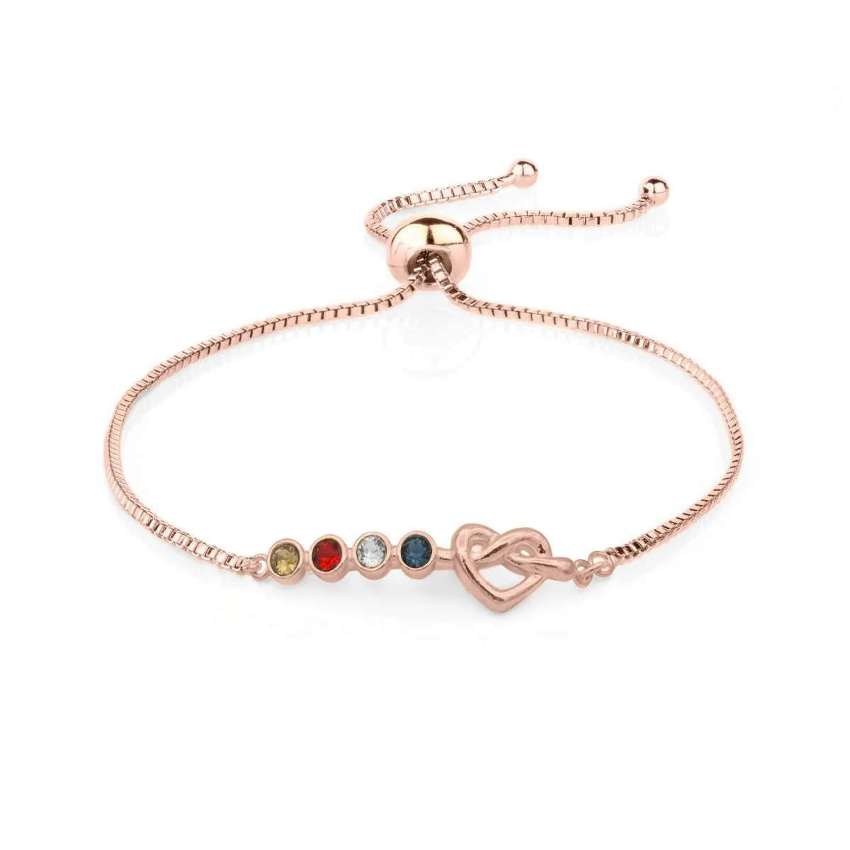 Ties of the Heart - Personalized Adjustable Birthstone Bracelet - Image 21