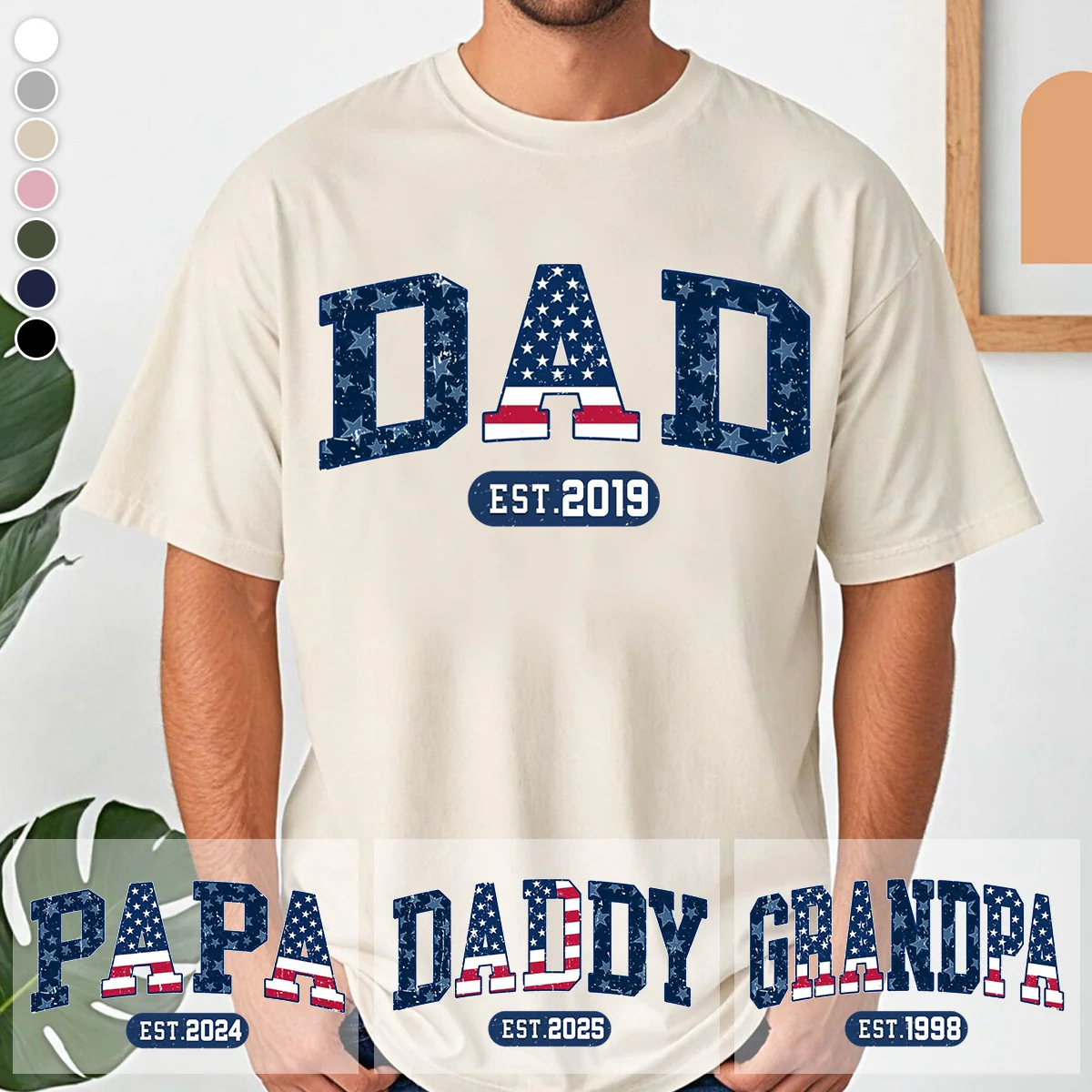 To Be Called Papa - Family Personalized T shirt - Father's Day, Gift For Dad, Grandpa - Image 4