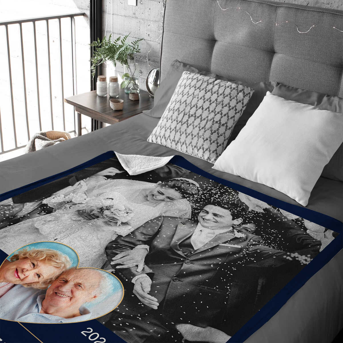 To Grow Old Together Personalized Anniversary Blanket Gifts for Couple - Image 5