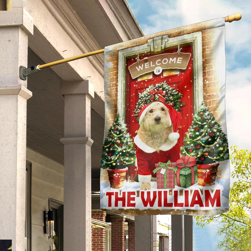Welcome To Pet Christmas House Personalized Flag Gift For Pet Lovers - Image 3