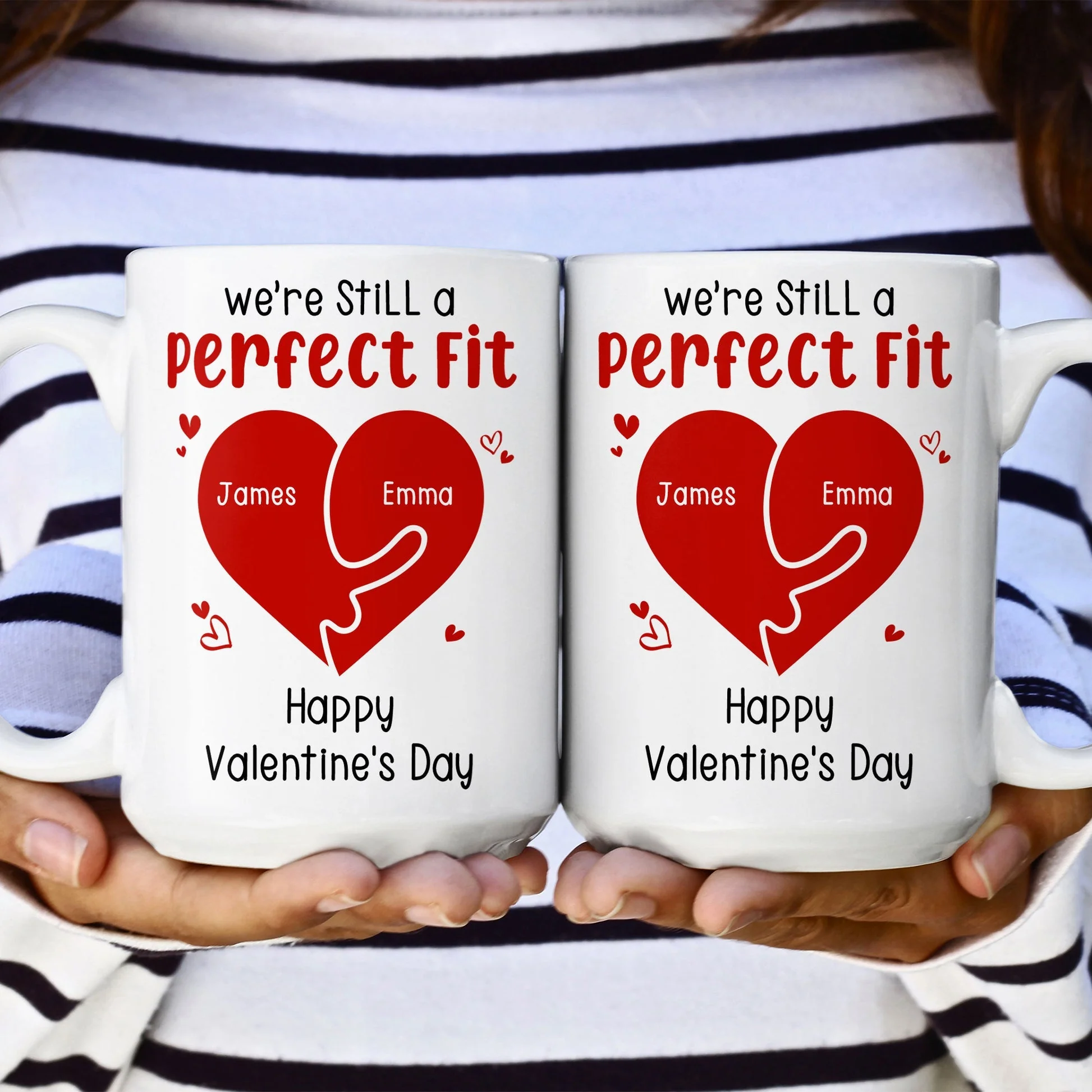 We're Still A Perfect Fit - Funny Naughty Gifts For Couples Personalized Mug - Image 2