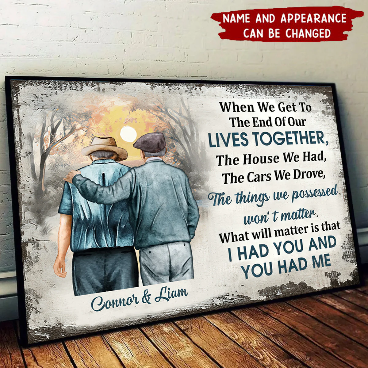 When We Get To The End - Personalized Family Gift Canvas/Poster - Image 2