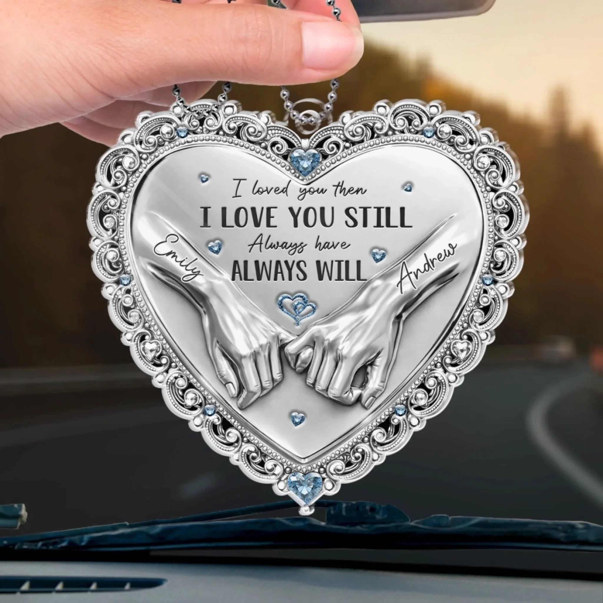You And Me Feels Right  - Personalized Acrylic Ornament Gifts For Husband And Wife - Image 3