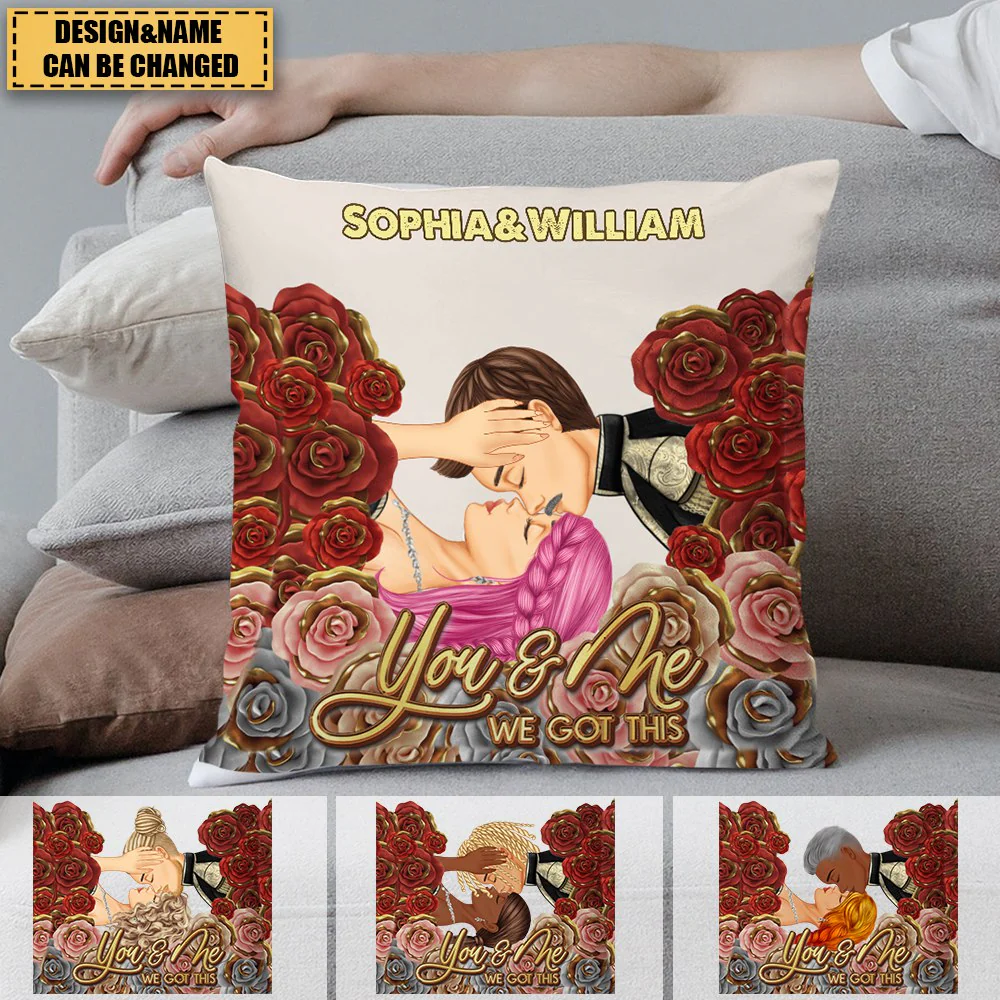 You And Me We Got This - Gift For Couples - Personalized Pillow - Image 2