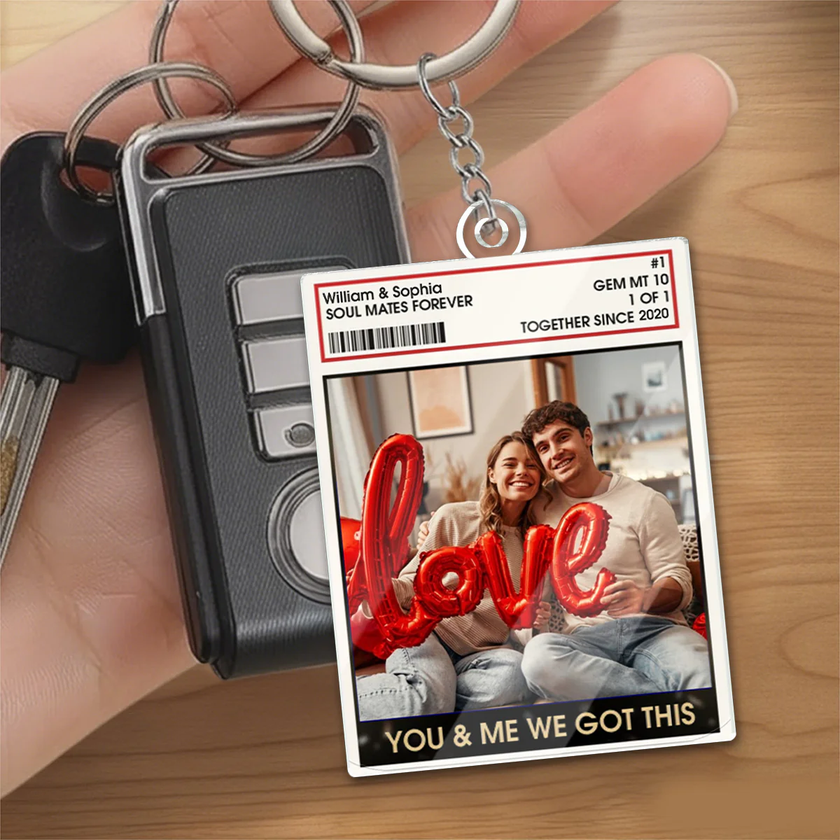 You And Me, We Got This - Personalized Acrylic Keychain Gifts For Husband And Wife - Image 3