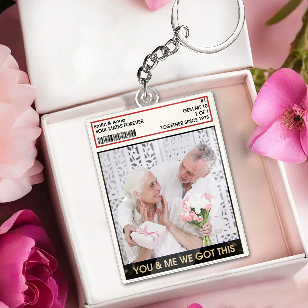 You And Me, We Got This - Personalized Acrylic Keychain Gifts For Husband And Wife - Image 4