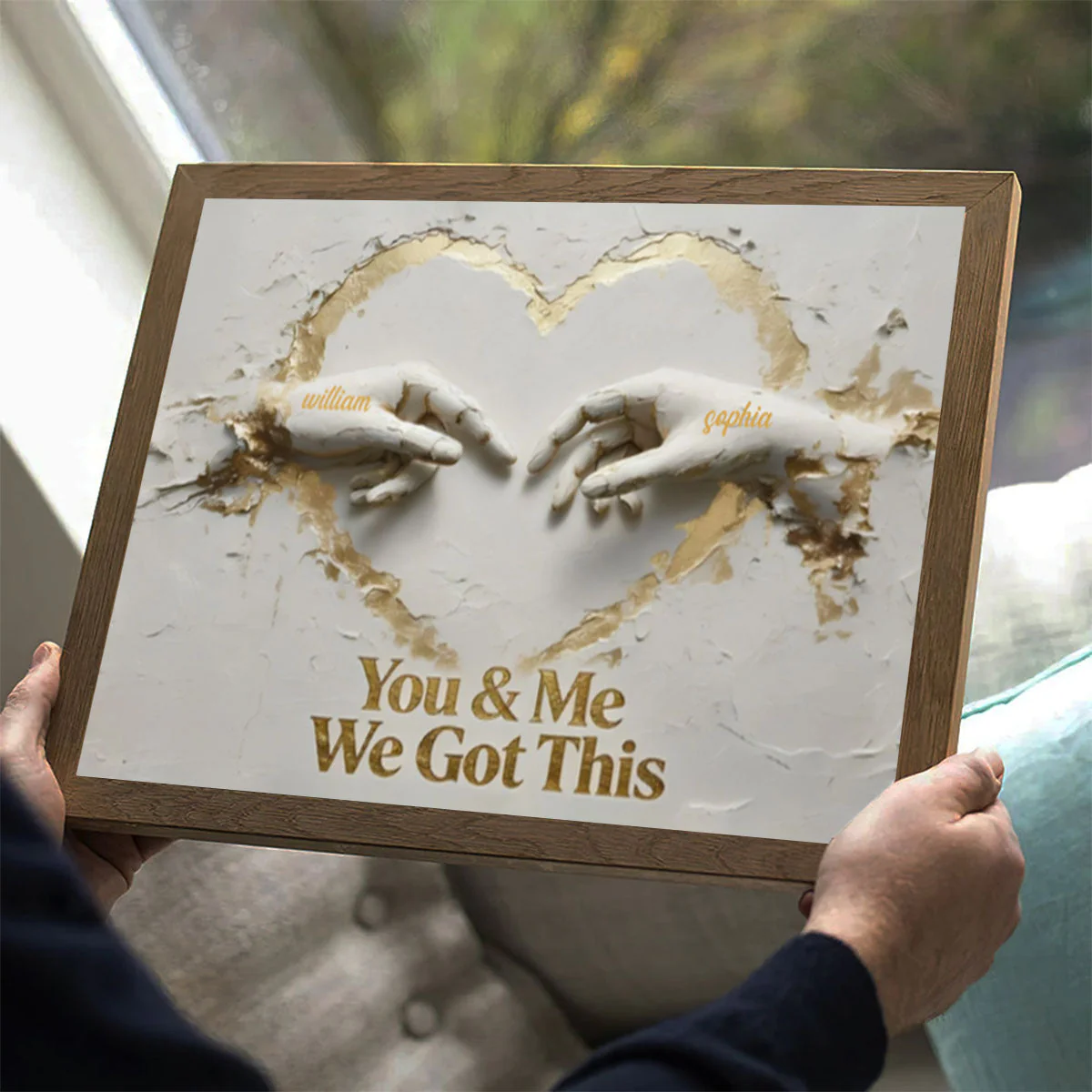 You And Me We Got This - Personalized Couple Canvas And Poster - Image 3
