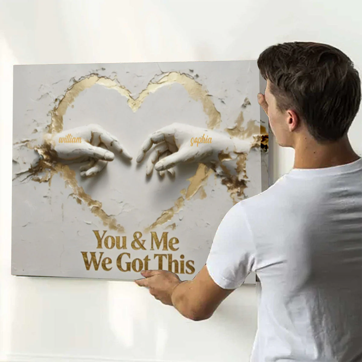 You And Me We Got This - Personalized Couple Canvas And Poster - Image 4
