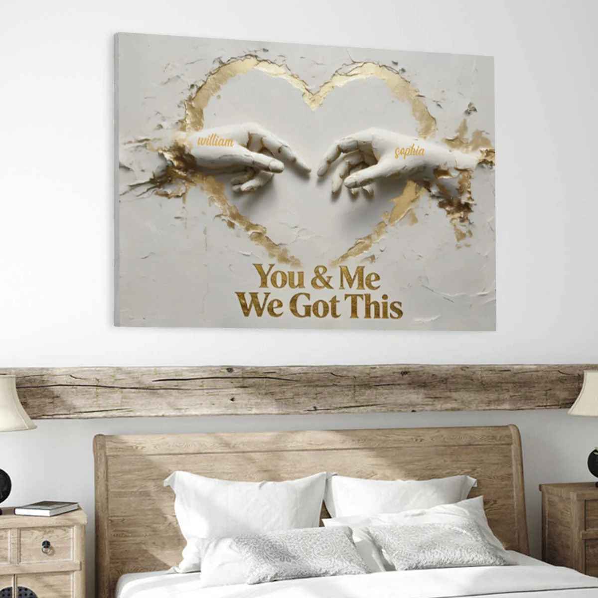 You And Me We Got This - Personalized Couple Canvas And Poster - Image 5