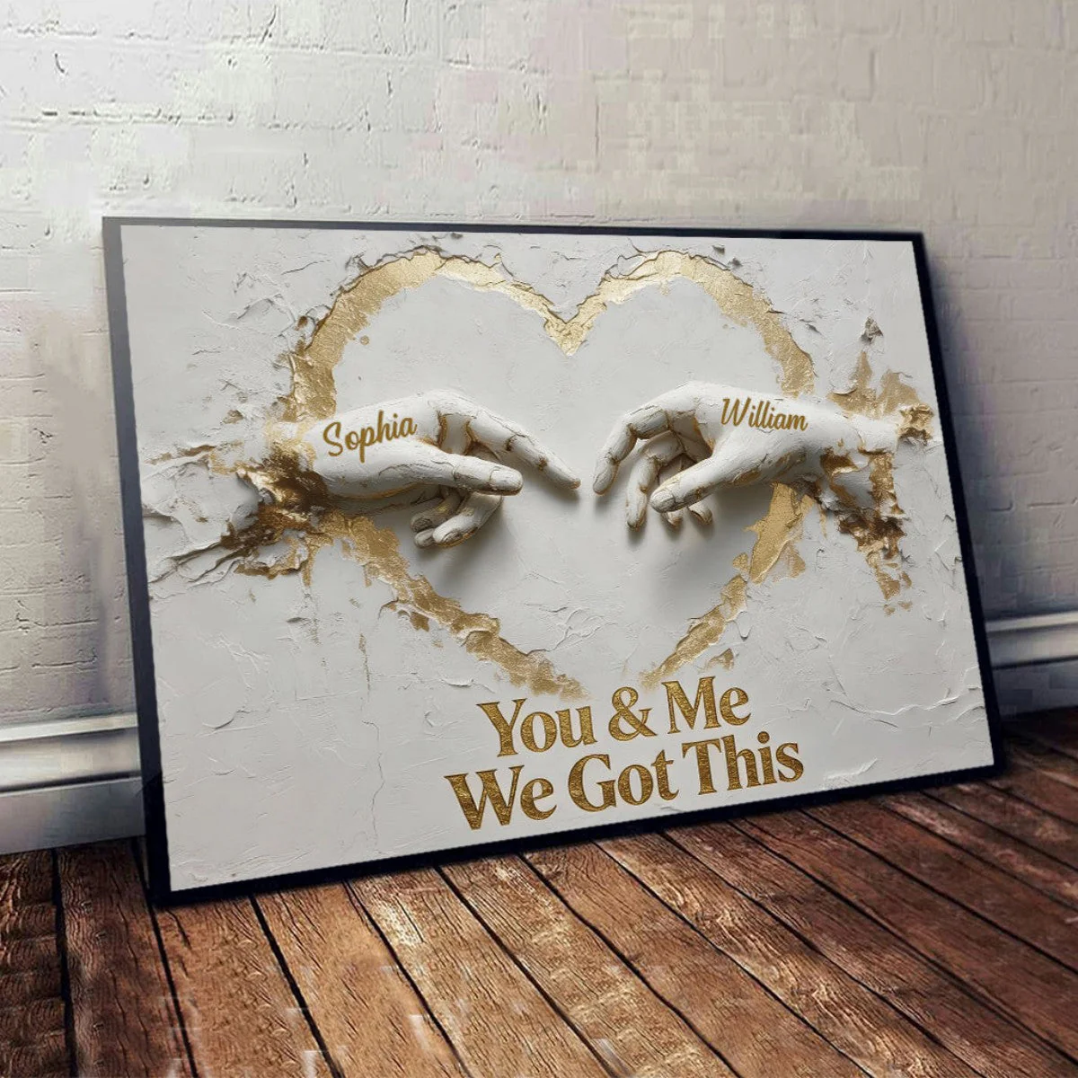 You And Me We Got This - Personalized Couple Canvas And Poster - Image 6