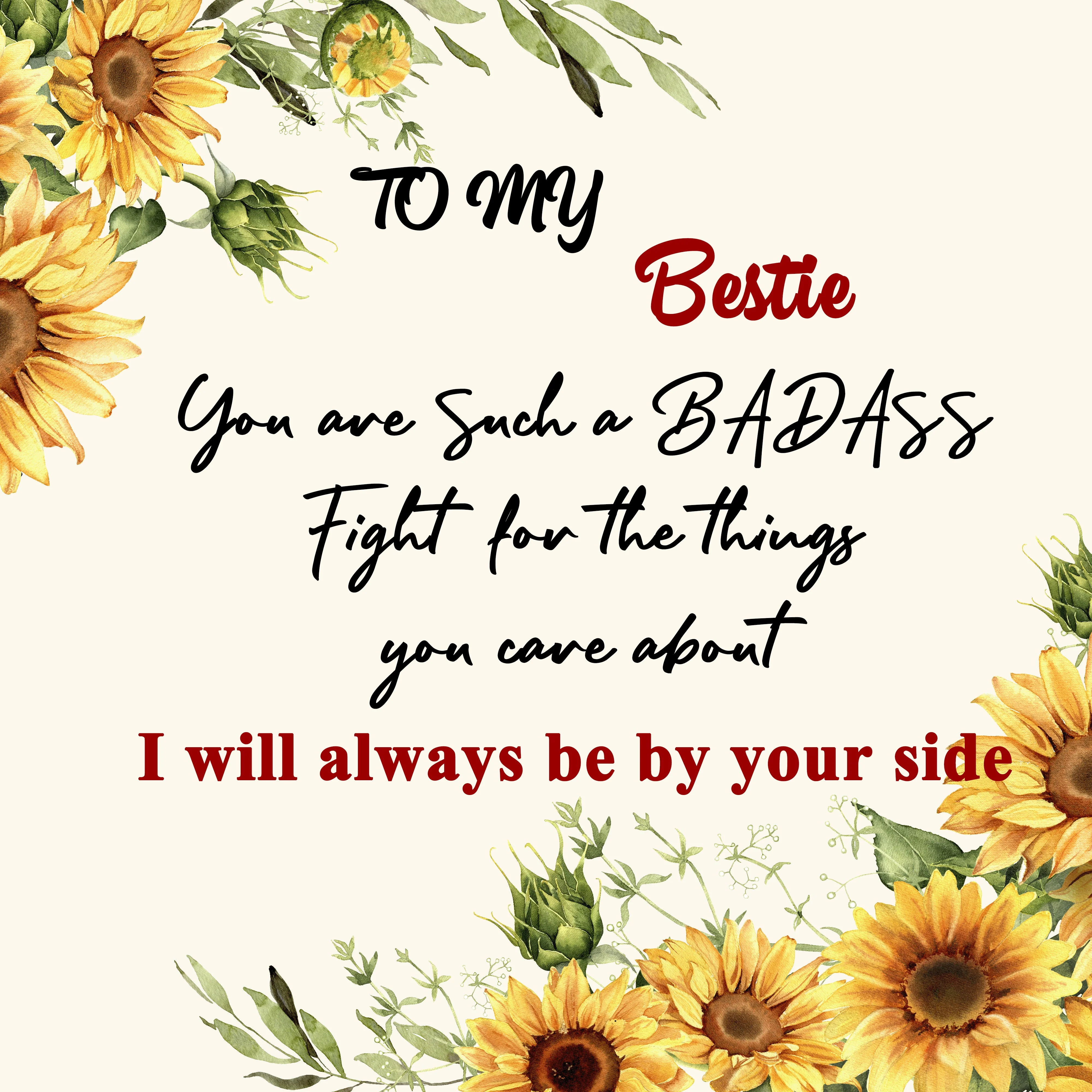 You Are A Badass-Sunflower Necklace - Image 15
