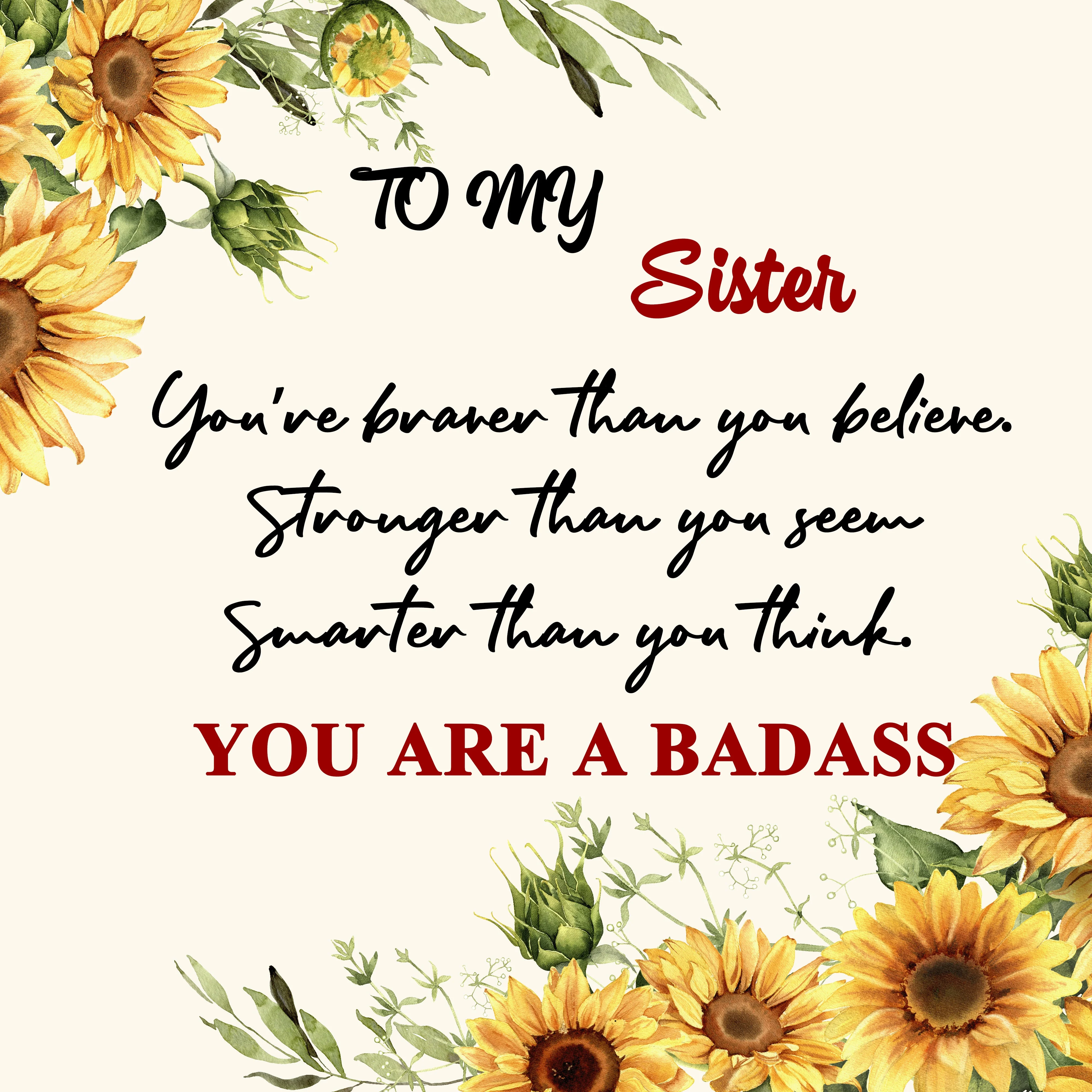 You Are A Badass-Sunflower Necklace - Image 18