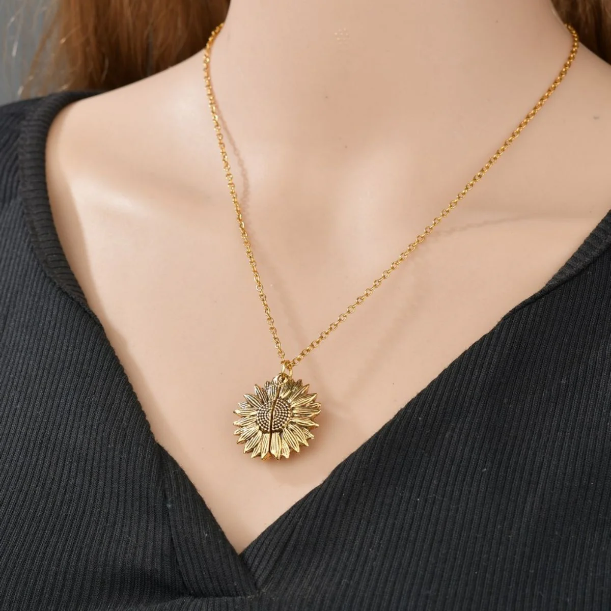You Are A Badass-Sunflower Necklace - Image 4