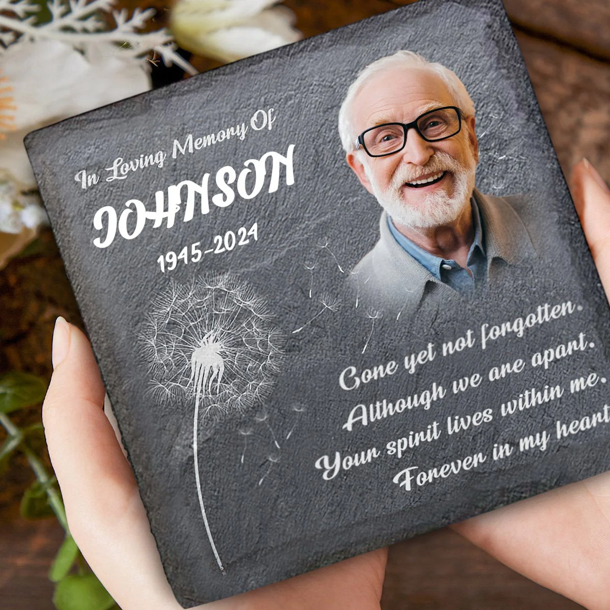 You Are Loved Beyond Words - Personalized Memorial Stone - Image 2
