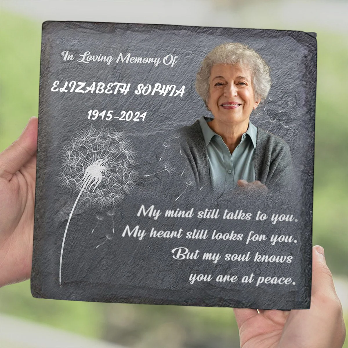 You Are Loved Beyond Words - Personalized Memorial Stone - Image 3
