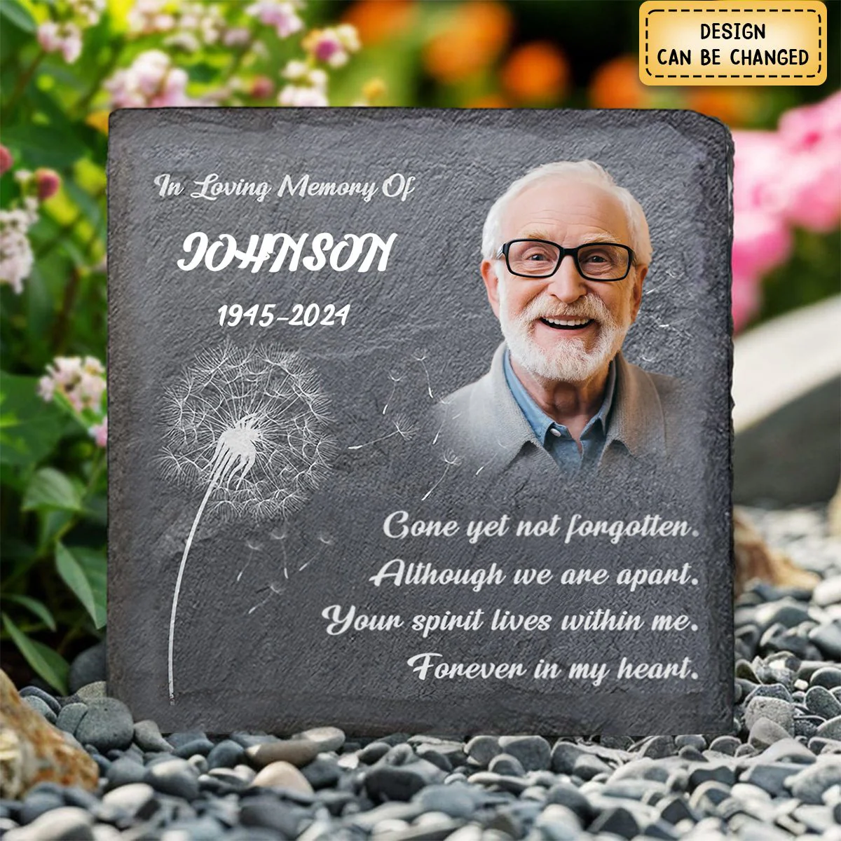 You Are Loved Beyond Words - Personalized Memorial Stone - Image 4