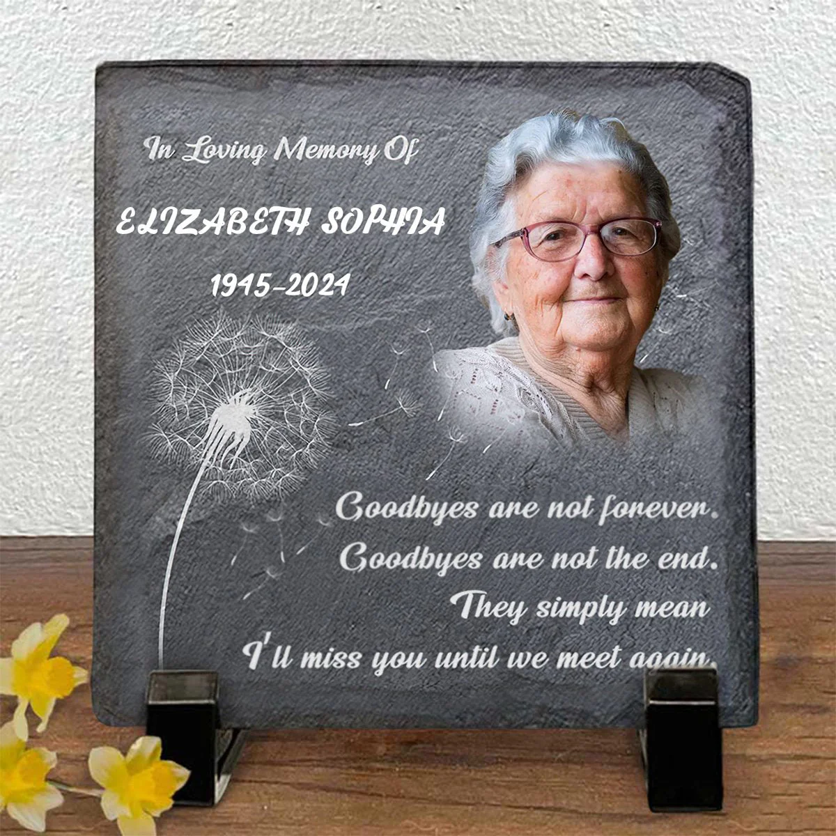 You Are Loved Beyond Words - Personalized Memorial Stone - Image 6