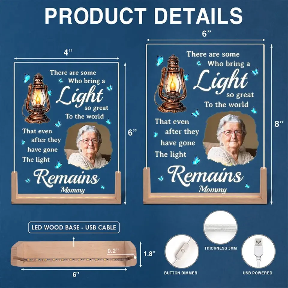 You Are Not Alone - Memorial Personalized LED Night Light - Image 7