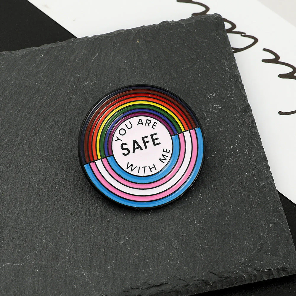 You Are Safe With Me Pin - Image 9